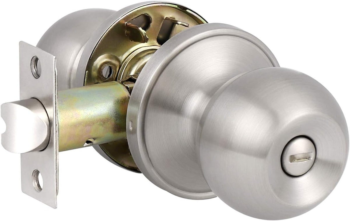 5 Pack Brushed Nickel Passage Door Handles P5080