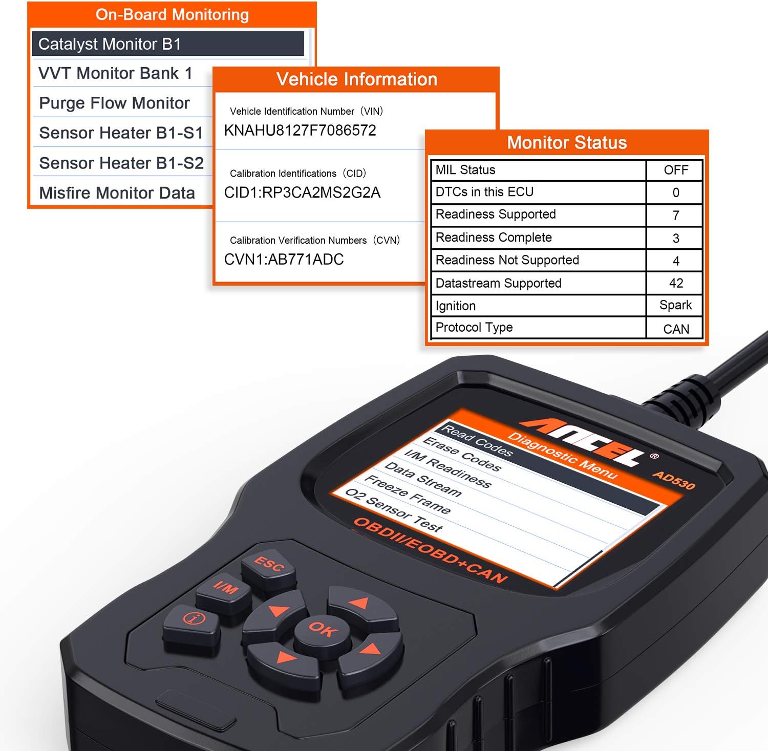 OBD2 Scanner Car Code Reader Diagnostic Scan Tool Pack of 2 J77691