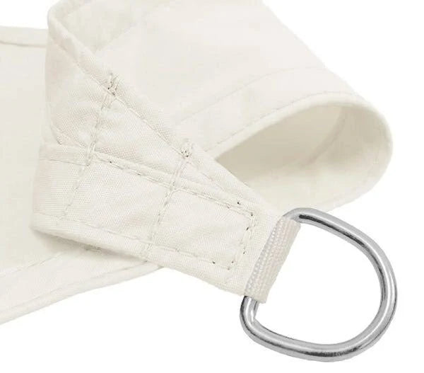 13ft 1x22 x 9ft 10x22 Polar White Breathable Rectangle Sail Shade V1414