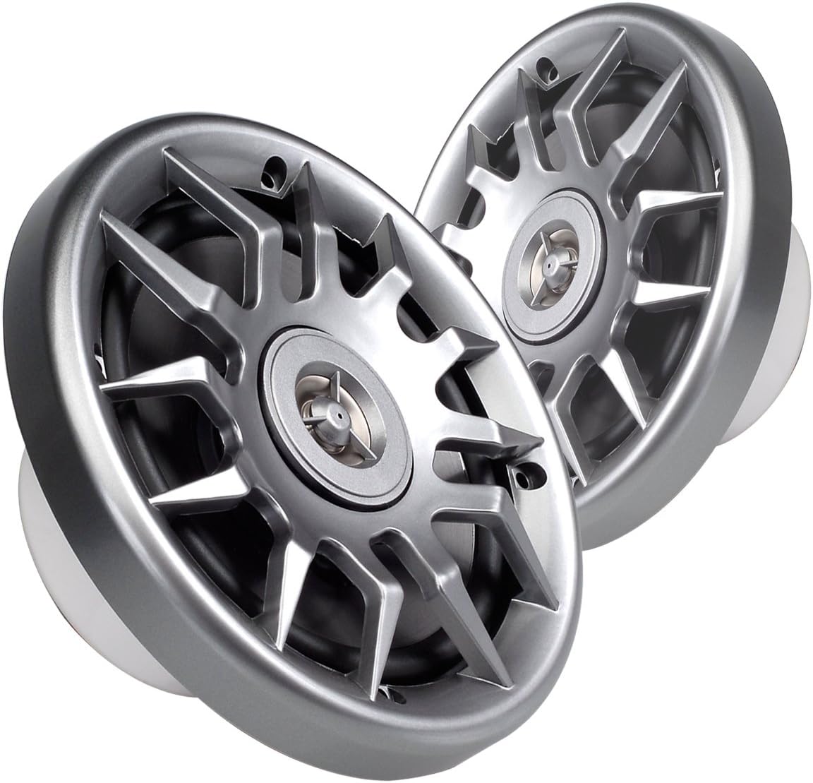 2-Way Waterproof Speaker with Silver Grill, Pack of 2 E29637