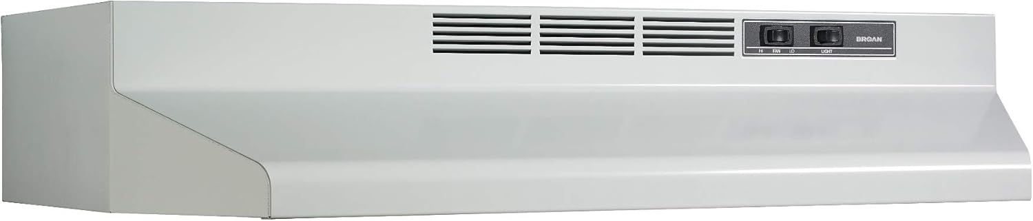 Black 30-Inch Exhaust Fan Range Hood Insert with Light T757
