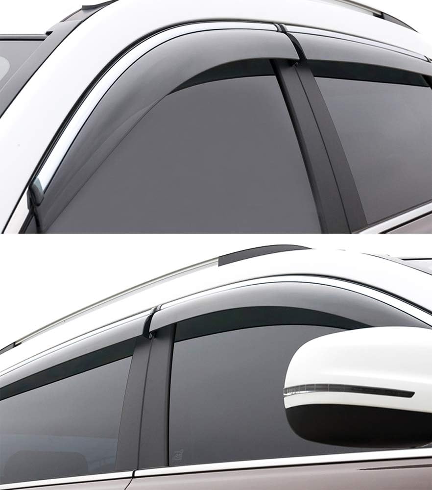 Car Window Visor Vent Shade Deflector Sun/Rain/Fog Guards for Toyota Corolla Sedan 2014-2019 Z791
