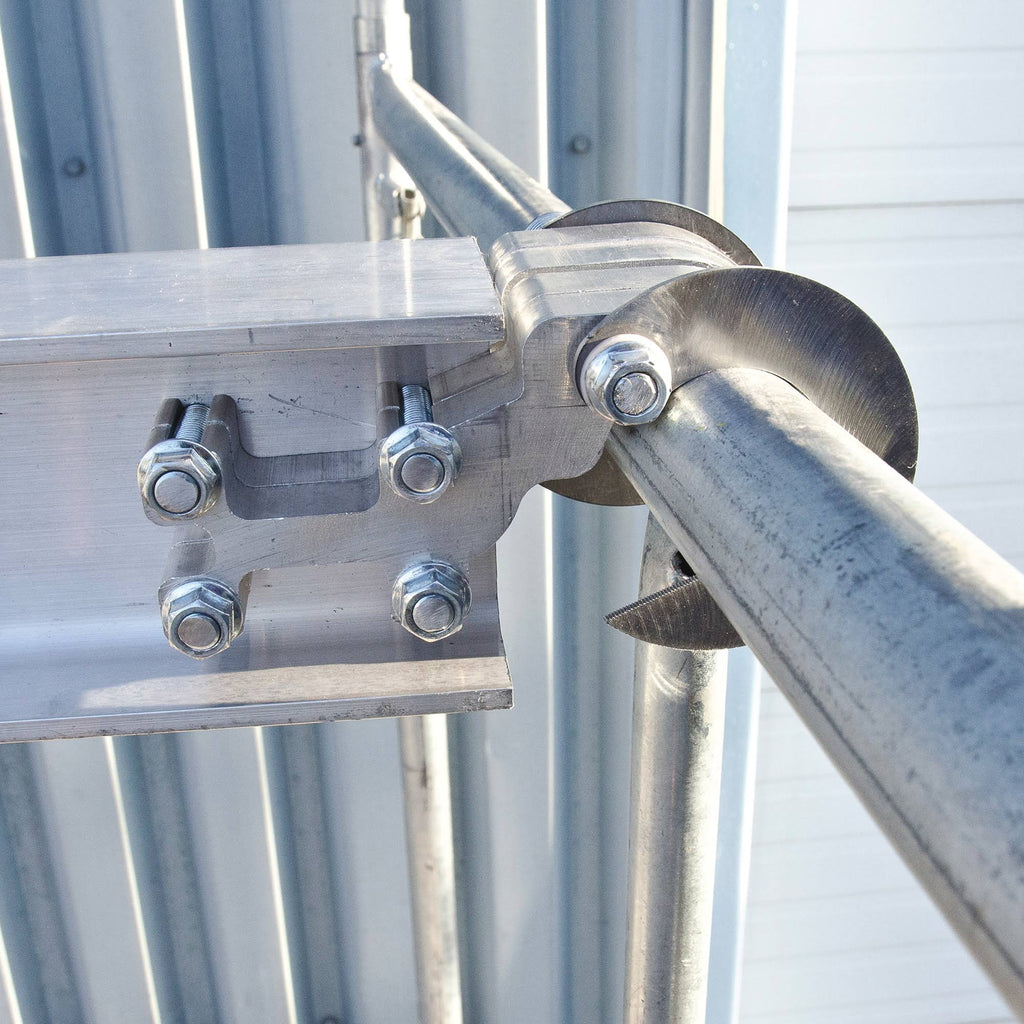 Tie-Off Bar, 7-7/32 Ft, Aluminum, Steel X311