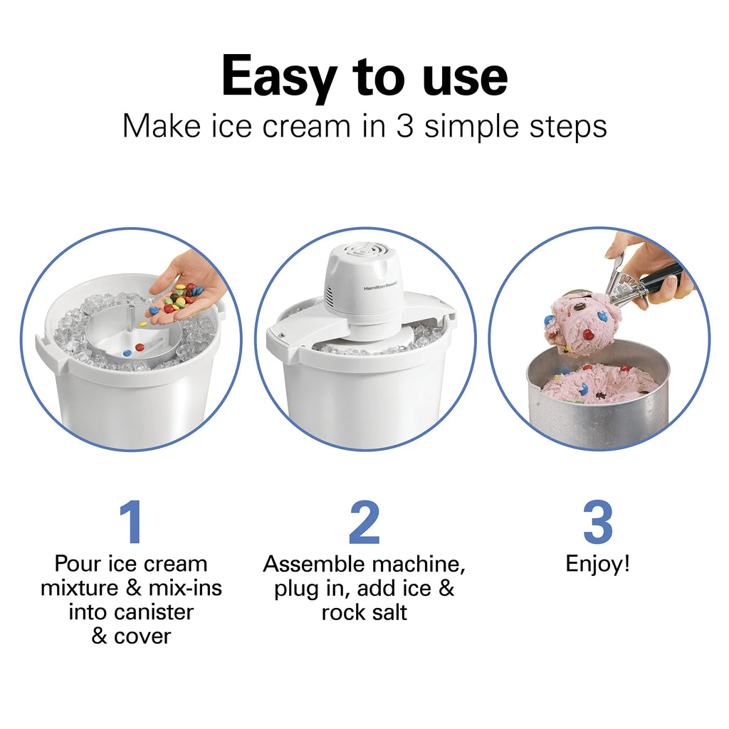 4 Quart Electric Ice Cream Maker U95315
