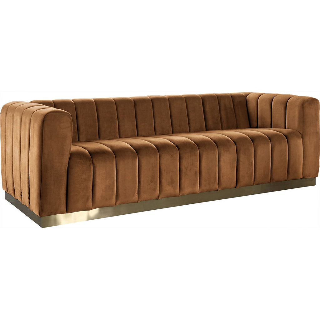 Saddle Velvet Sofa T48453