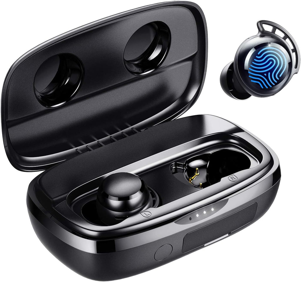 Wireless Earbuds Bluetooth 5.2 IPX8 Waterproof in-Ear with Mic White Pack of 2 R891