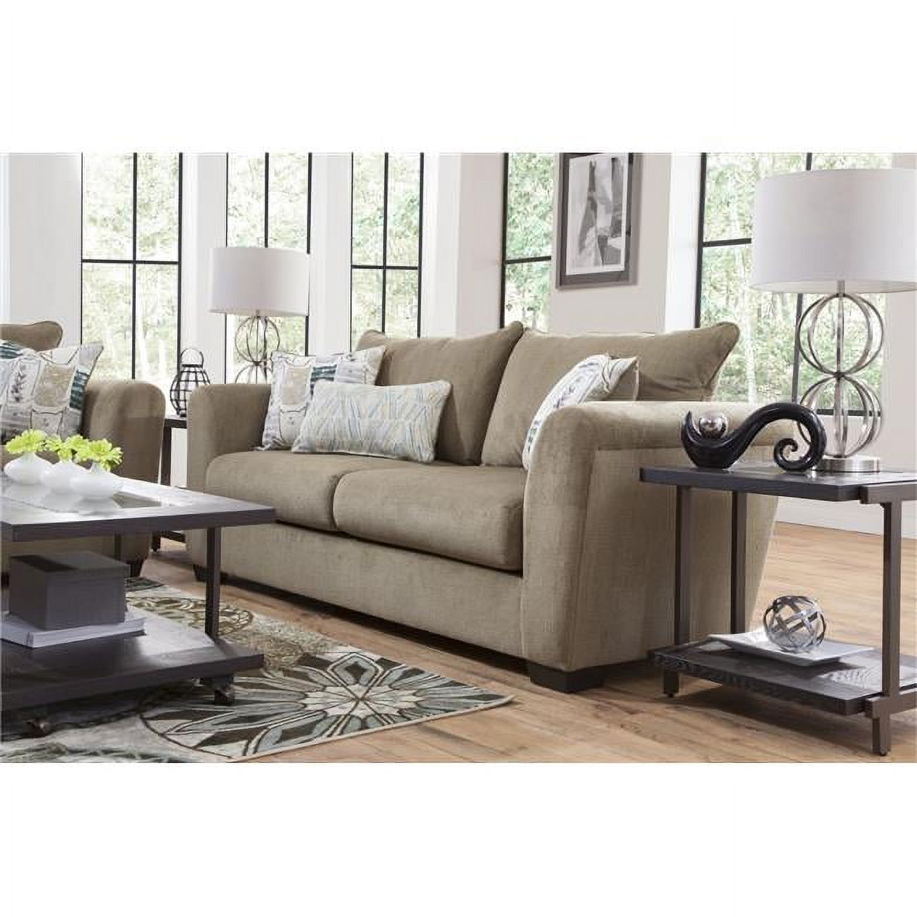 Green Chenille Sofa B644