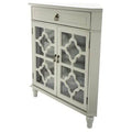 Sage Green 2 Door Accent Cabinet Y945761