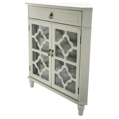 Sage Green 2 Door Accent Cabinet Y945761