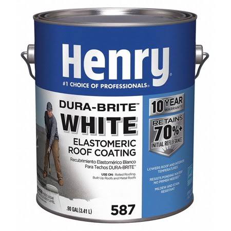 White Elastomeric Roof Coating, 0.9 gal. D322791