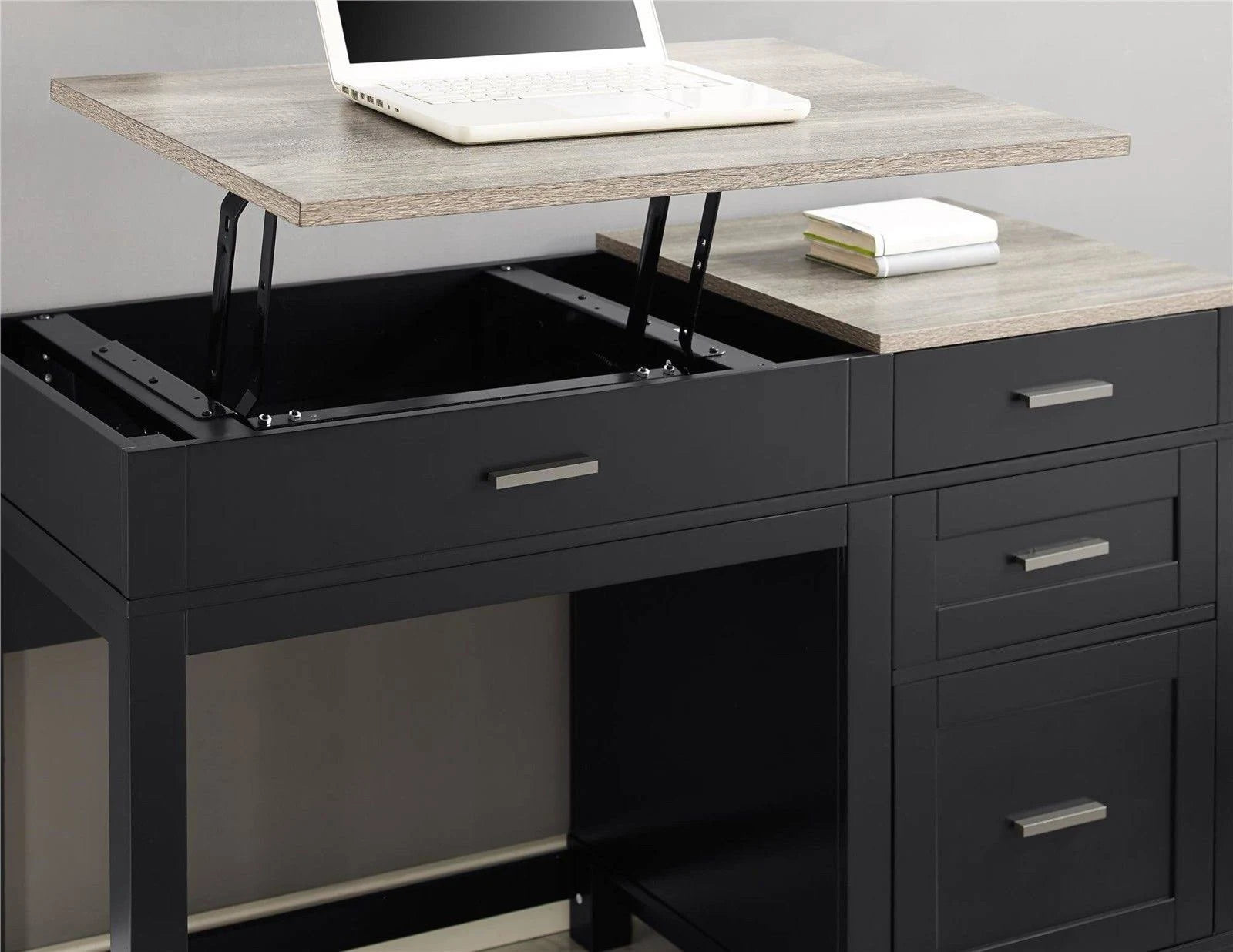 Lift-Top Desk Black E6619