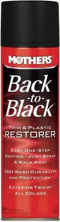 Back-to-Black Trim & Plastic Restorer Aerosol, 10 oz., Pack of 6 T33126
