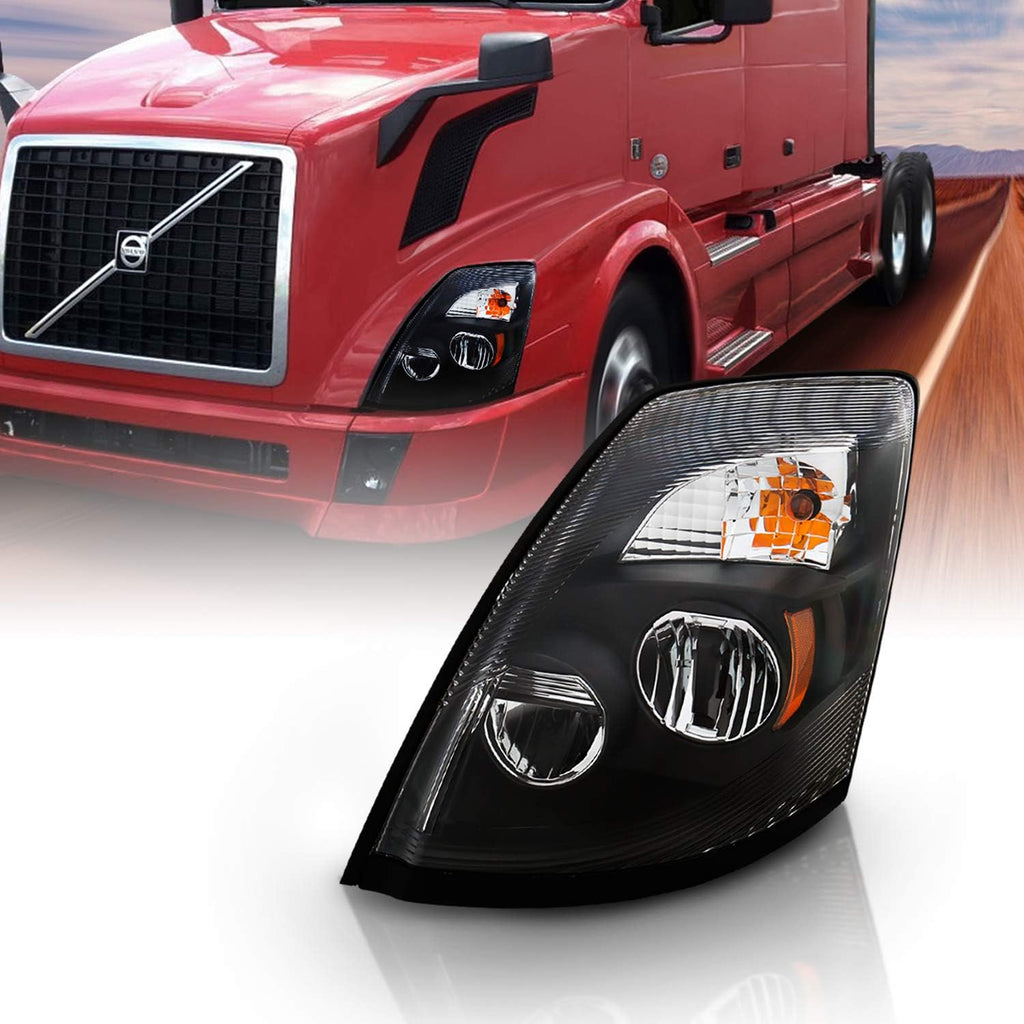 Chrome LED High Low Beam Replacement Headlights M17254