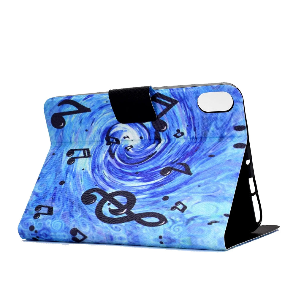 Colorful Painting Multi-Angle Viewing Folio Wallet Smart Cover for iPad 10th Generation 10.9 Inch Case Q314441