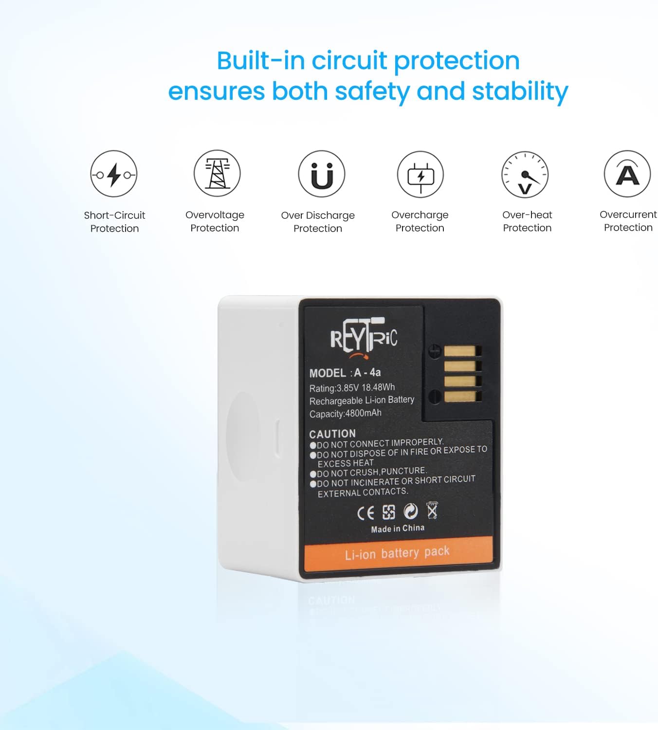 Batteries (2-Pack) Compatible with Arlo Ultra, Arlo Pro 3, Arlo Pro 4 Camera, Pack of 2 Z4739