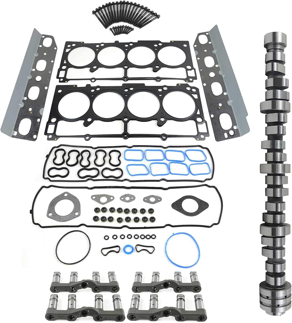 Lifters Camshaft Head Gasket Set for Dodge Ram 1500 5.7L V8 HEMI 2009-2018 C38775