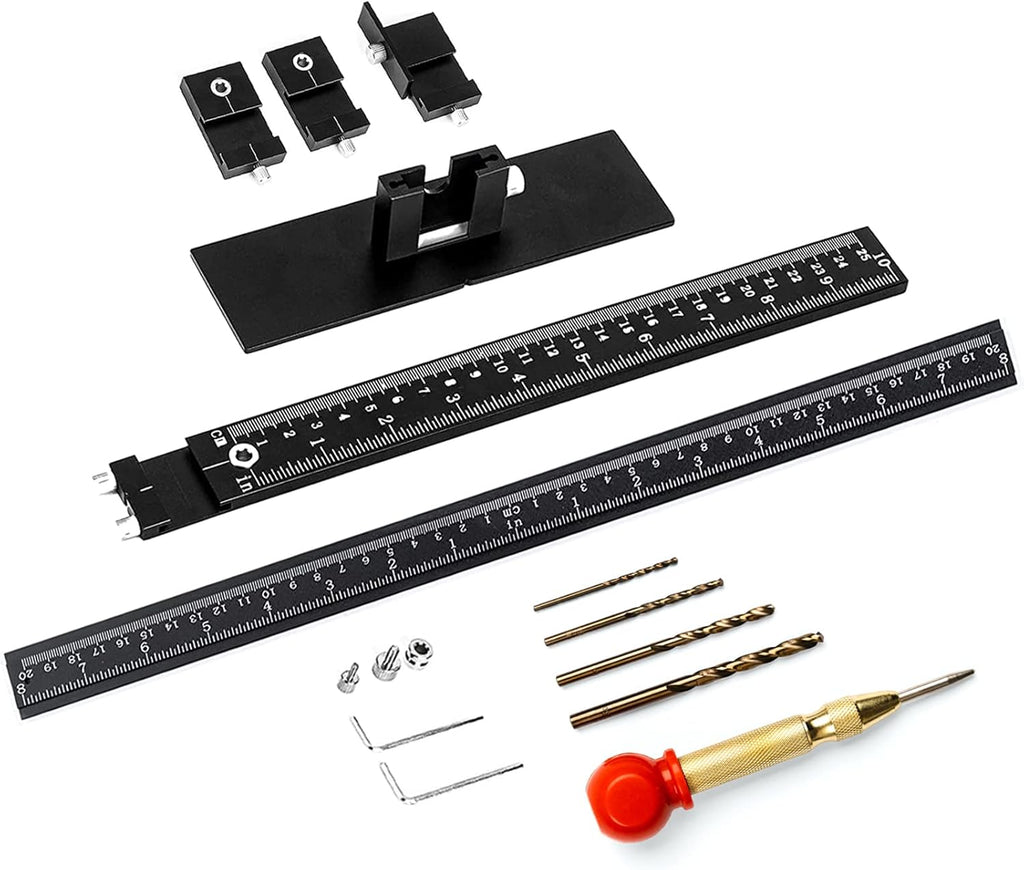 14-Piece Aluminum Alloy Cabinet Handle Template Jig Tool O269261