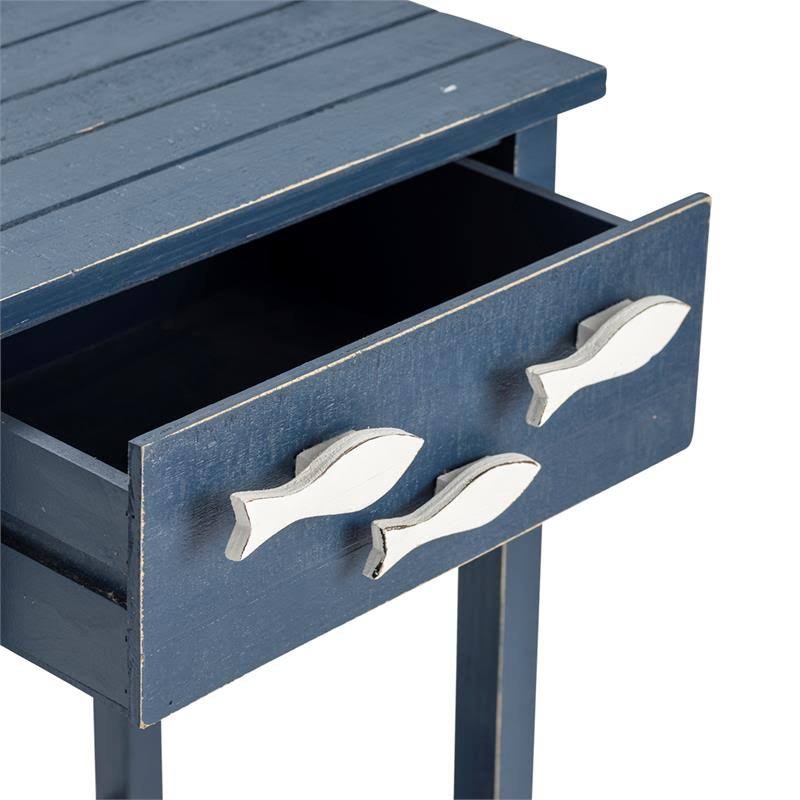 Navy 1 Drawer Accent Table M908612