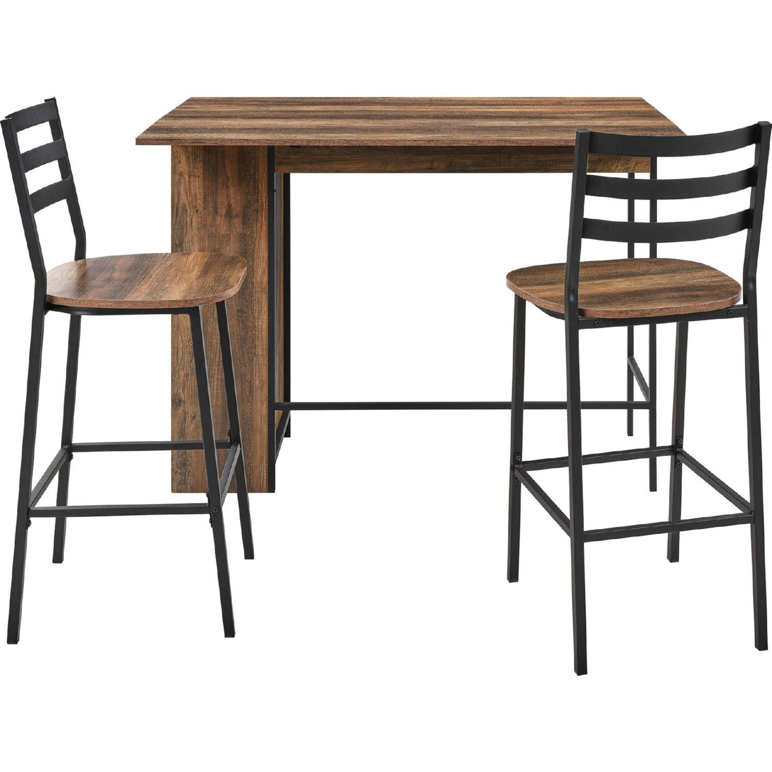 3 Piece Drop Leaf Counter Table Set H96905