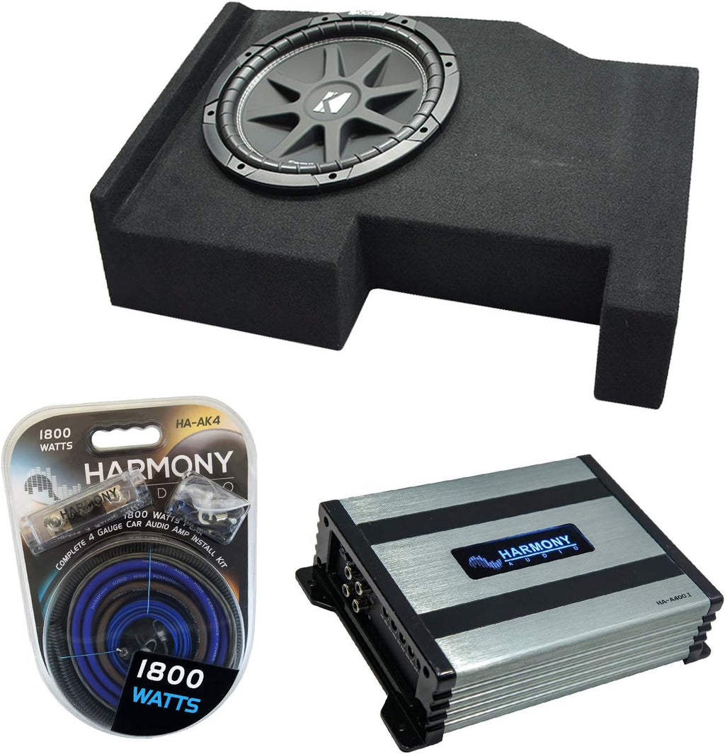 Single 10 Loaded Sub Box Enclosure with Amplifier G8189