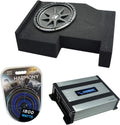 Single 10 Loaded Sub Box Enclosure with Amplifier G8189