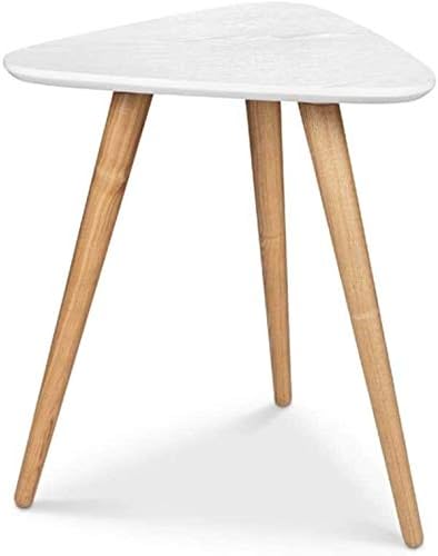 Triangle Solid Wood Side Table 19.6 x 18.3 x 21.6 in P250312