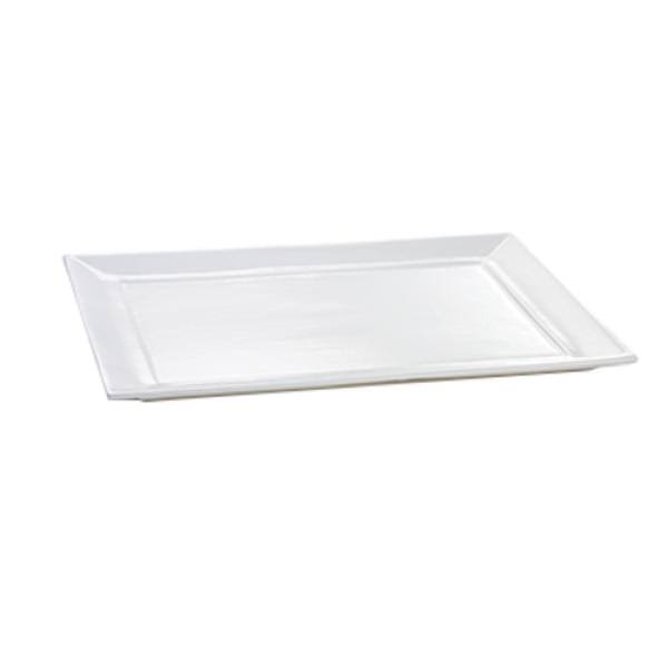 Orange Cast Aluminum Rectangular Platter M7662
