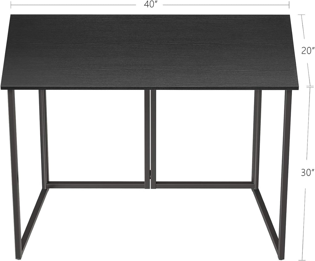 Black Folding Computer Desk Y8113