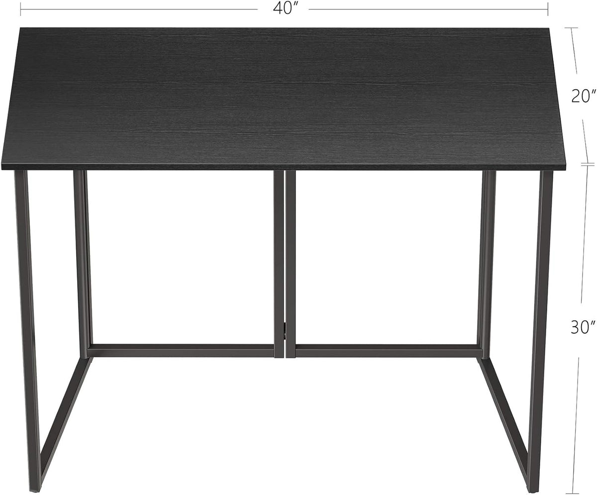 Black Folding Computer Desk Y8113