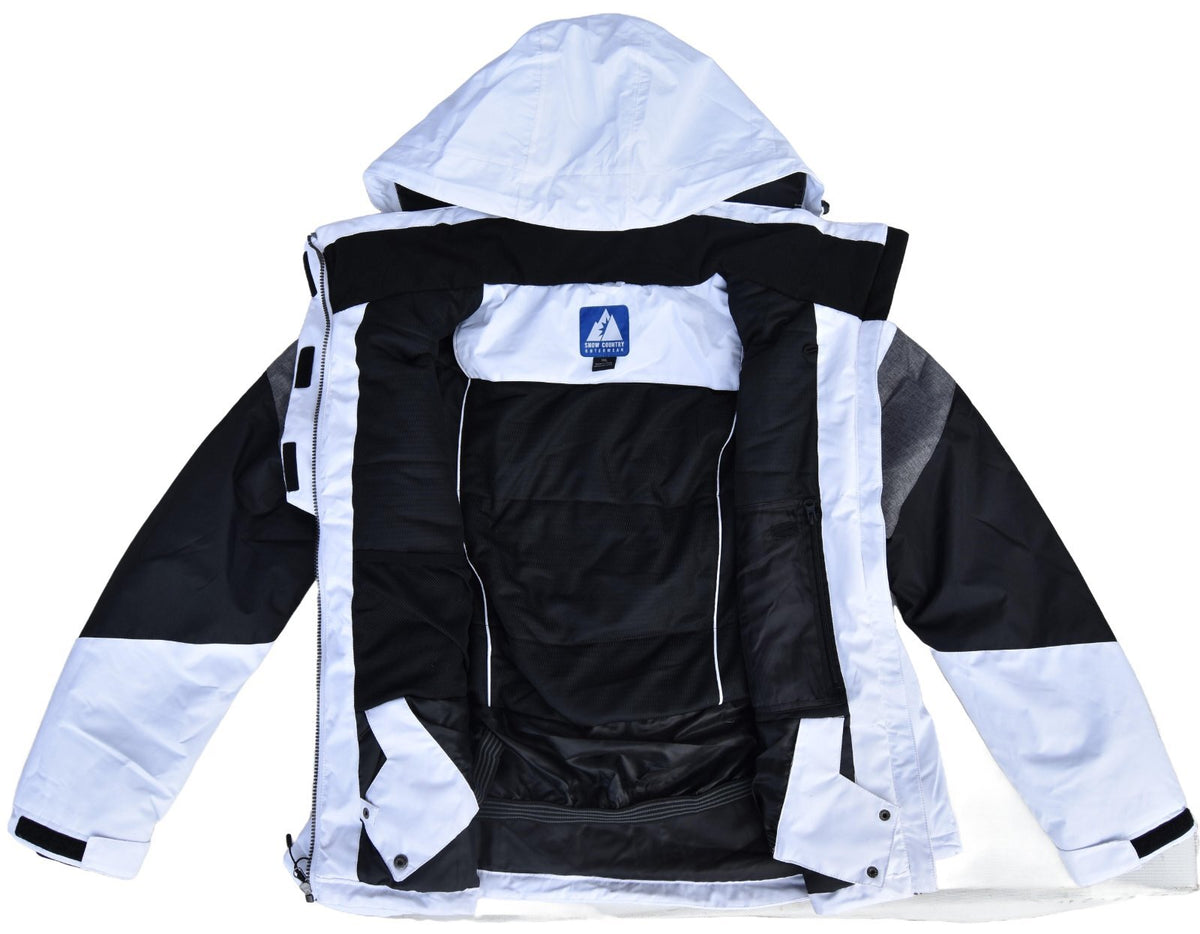 Plus Size Insulated Ski Coat Jacket F77234