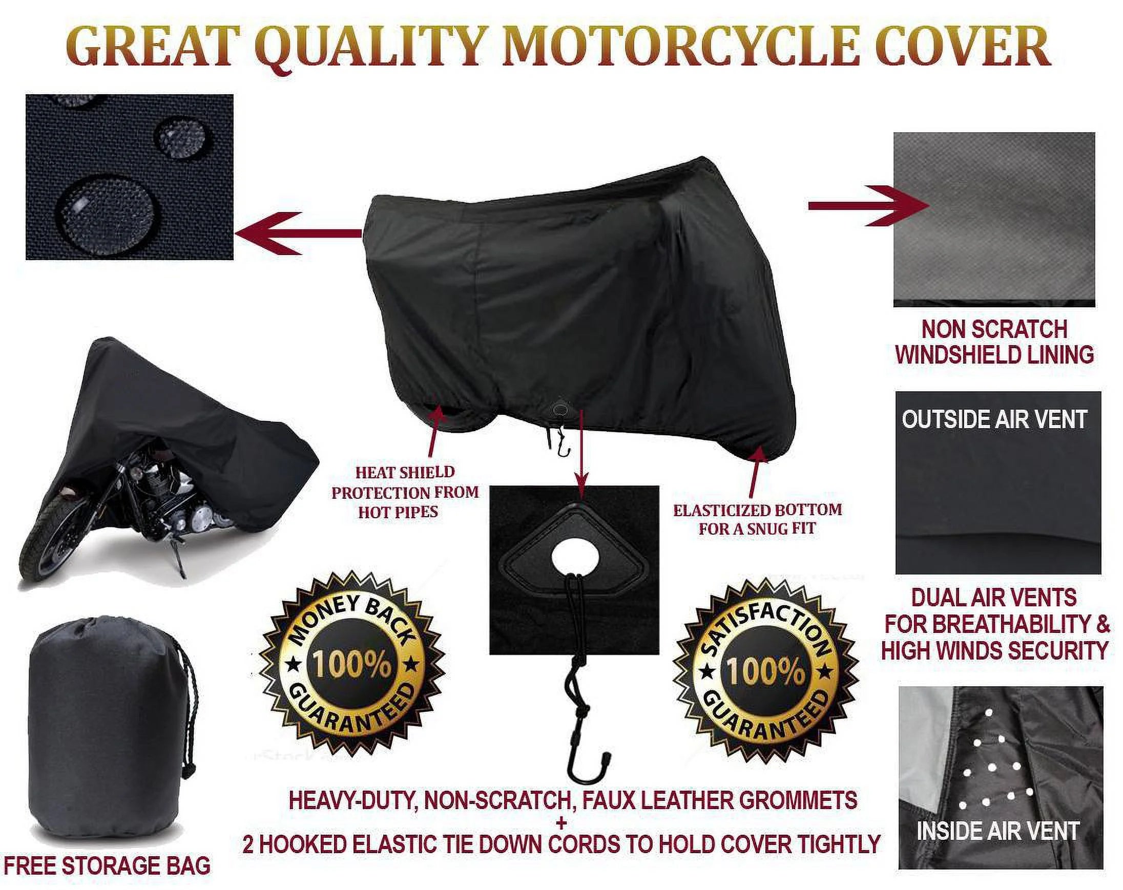Heavy-Duty Motorcycle Cover Z327411
