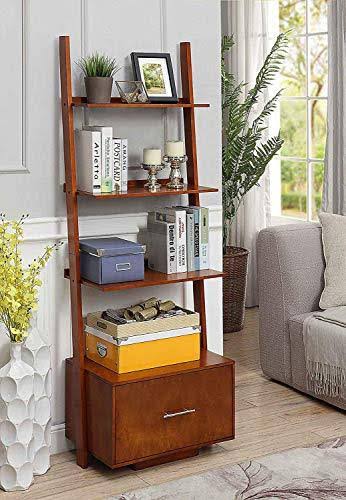 Black Bookcase File Drawer W487