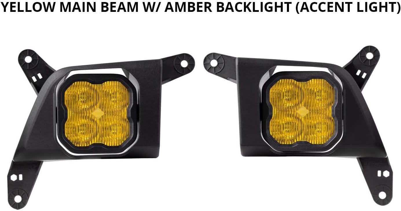 SS3 LED Fog Light Kit for Chevrolet Silverado 1500 2019-2021, White SAE/DOT Fog Sport N722055