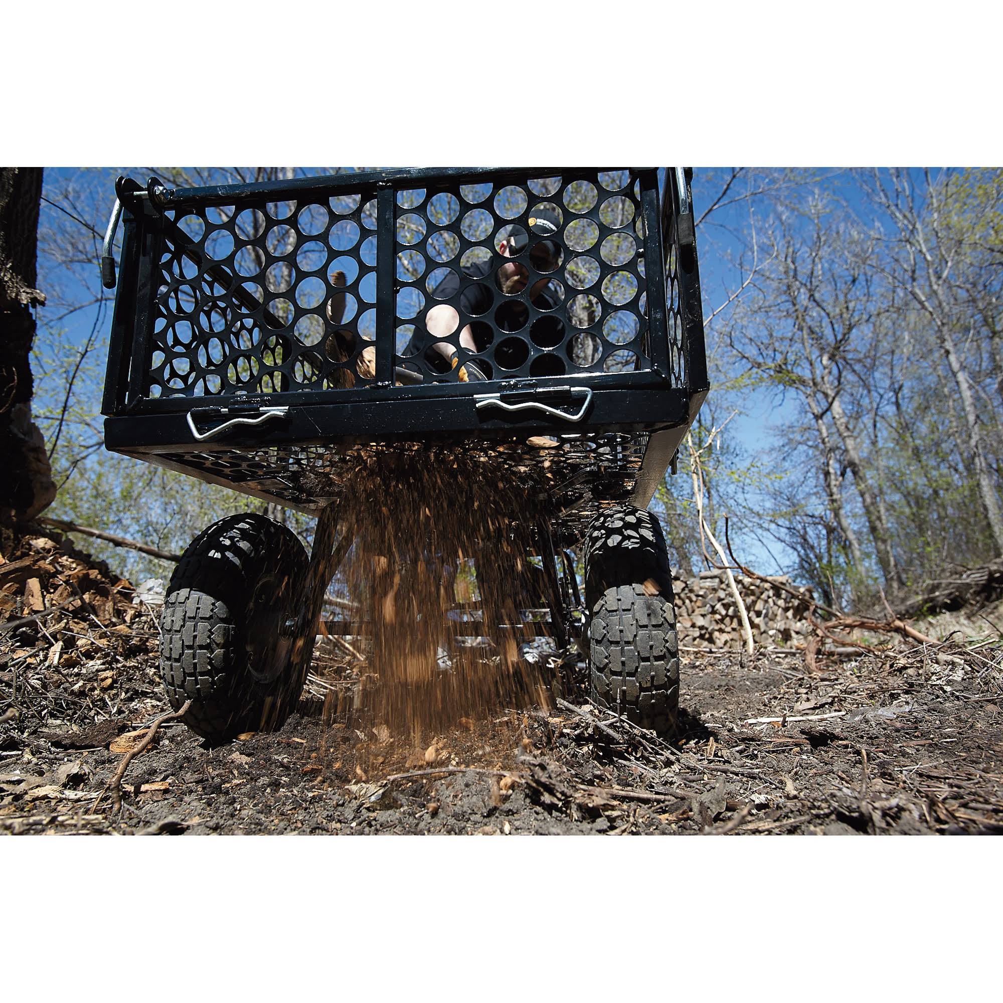 Steel Garden Wagon, 800-Lb. Capacity, 40inch L x 20inch W M788838