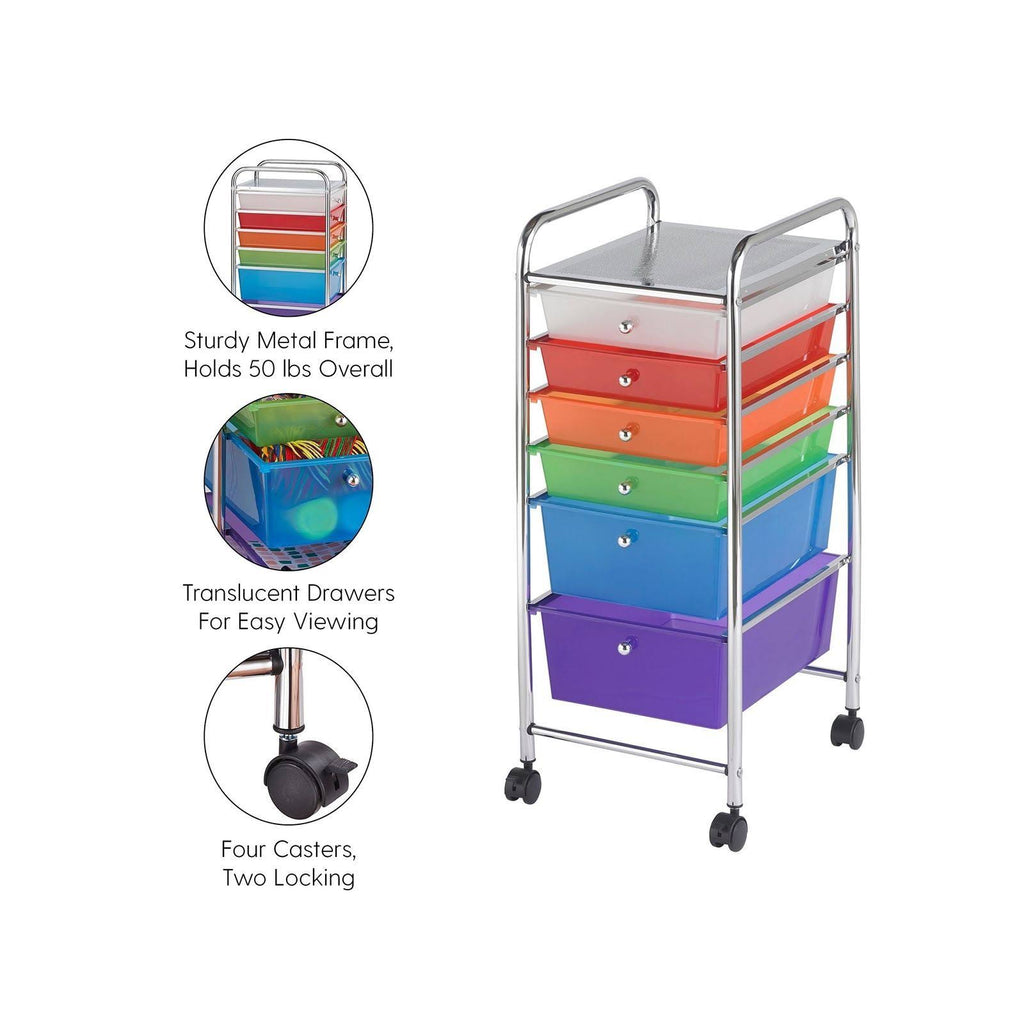6 Drawer Mobile Organizer W26963