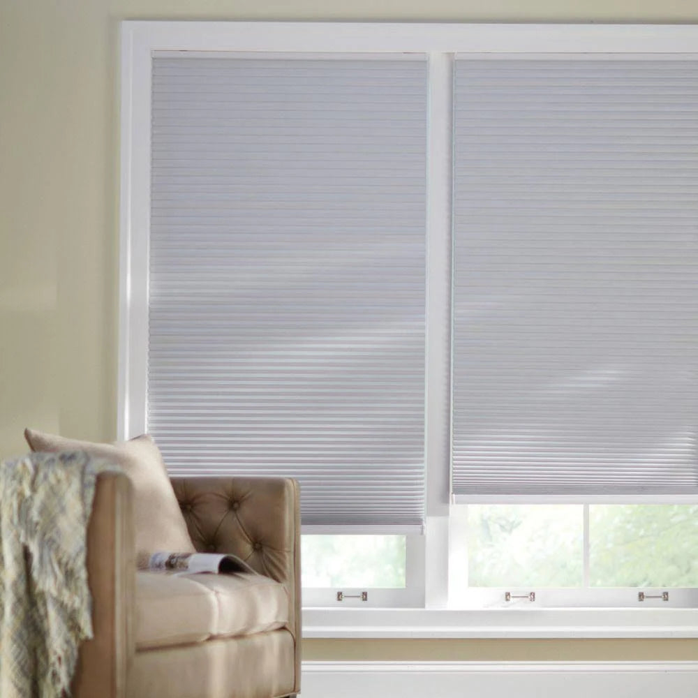 Shadow White Cordless Blackout Cellular Shade Z7418