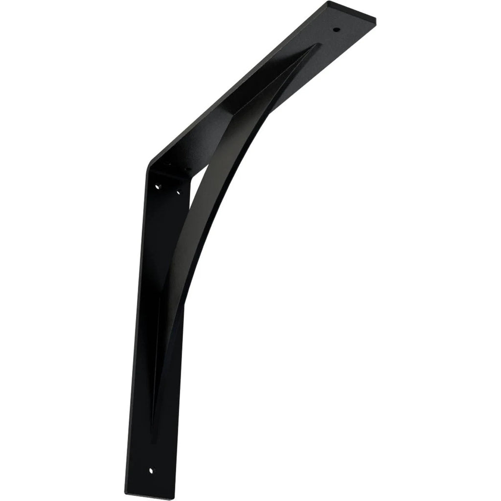 Black Powder Coated Steel Bracket U285