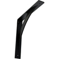 Black Powder Coated Steel Bracket U285
