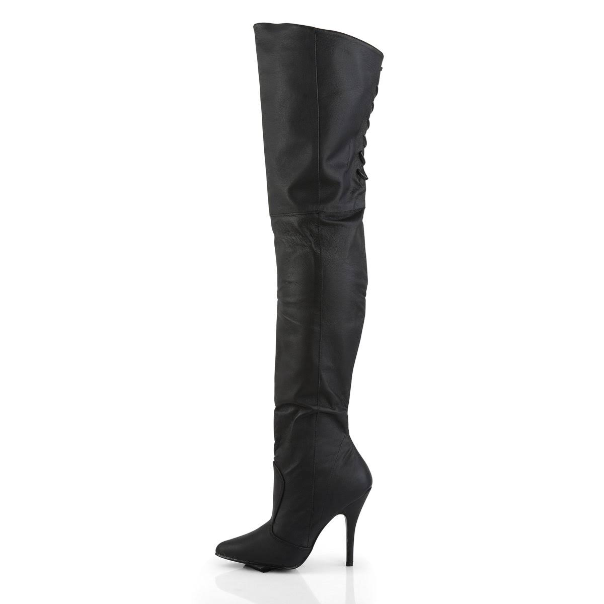 Red Leather 14 Pleaser M52568