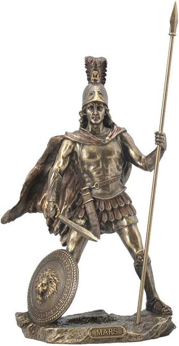Cold Cast Bronze Mars Statue Sculpture V287