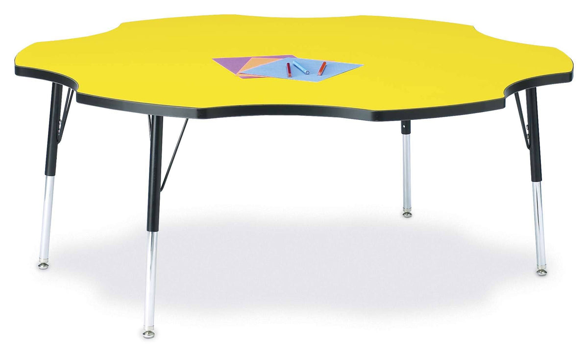Black Edge Six-Leaf Table H80553