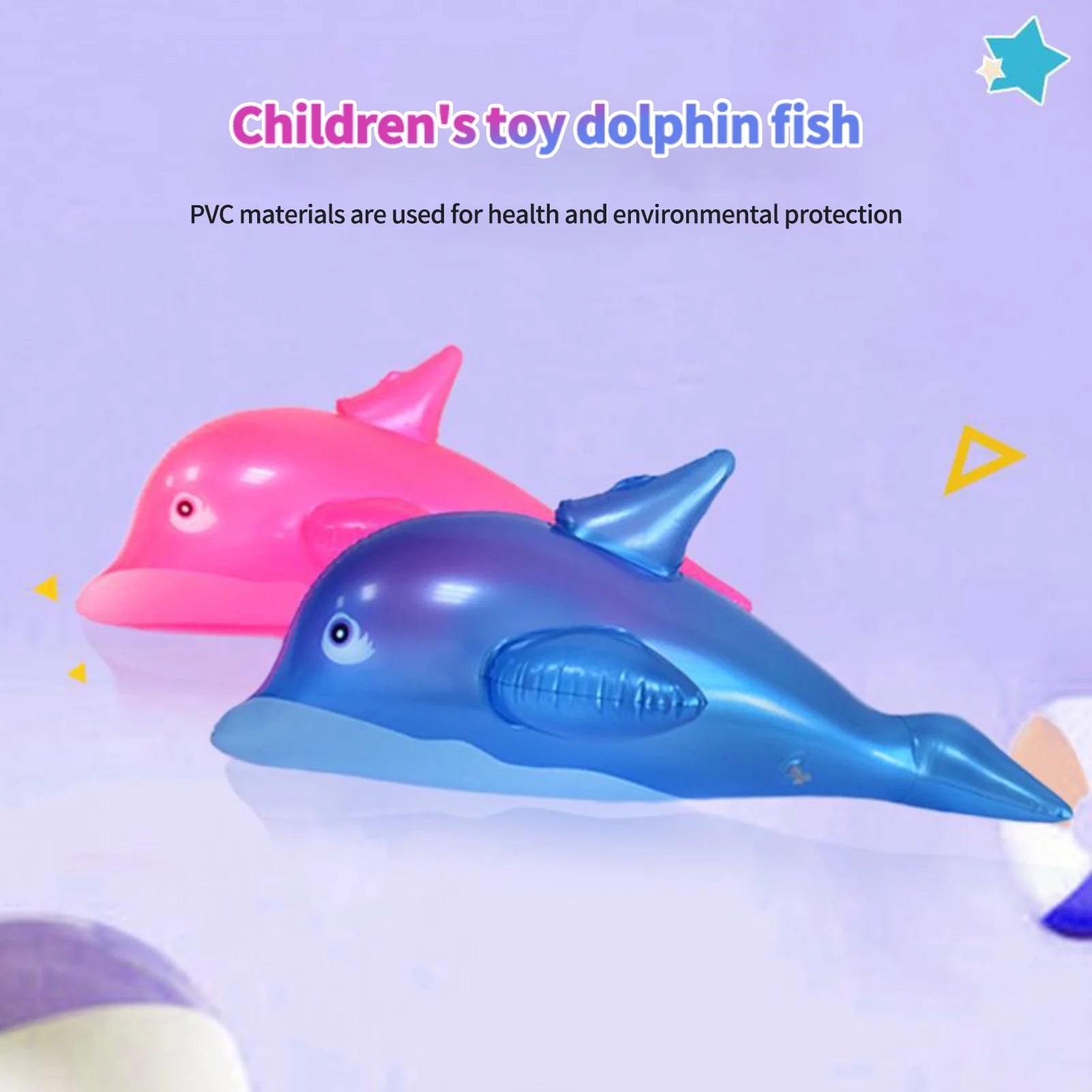 Inflatable Dolphin Fish Children Toy for Swimming Pool B471556