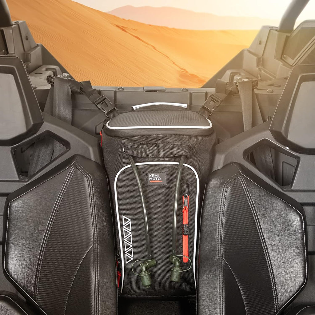 Storage Center Shoulder Console Cargo Bag Between Seat Storage with Two Hydration Backpacks Z27051