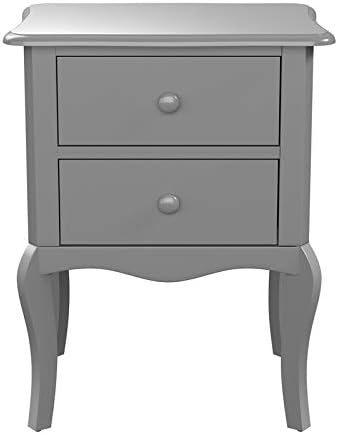 Blue Wood 2-Drawer Nightstand O112094