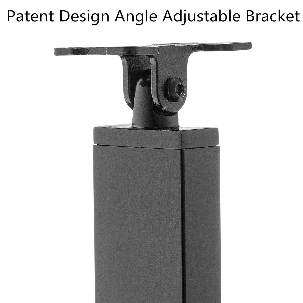 Black 42x1x2 Stainless Steel Square Cable Railing Post Z39279