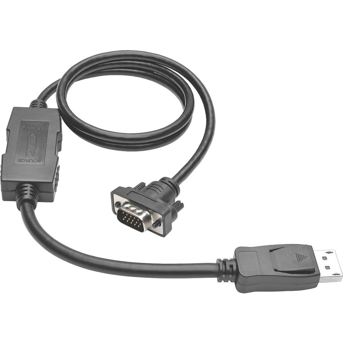 DisplayPort 1.2 to VGA Active Adapter Cable, 10 ft. E3581