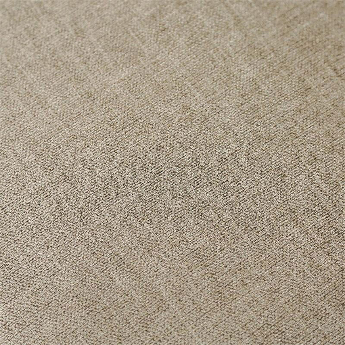 Beige Fabric Tufted Loveseat F5266