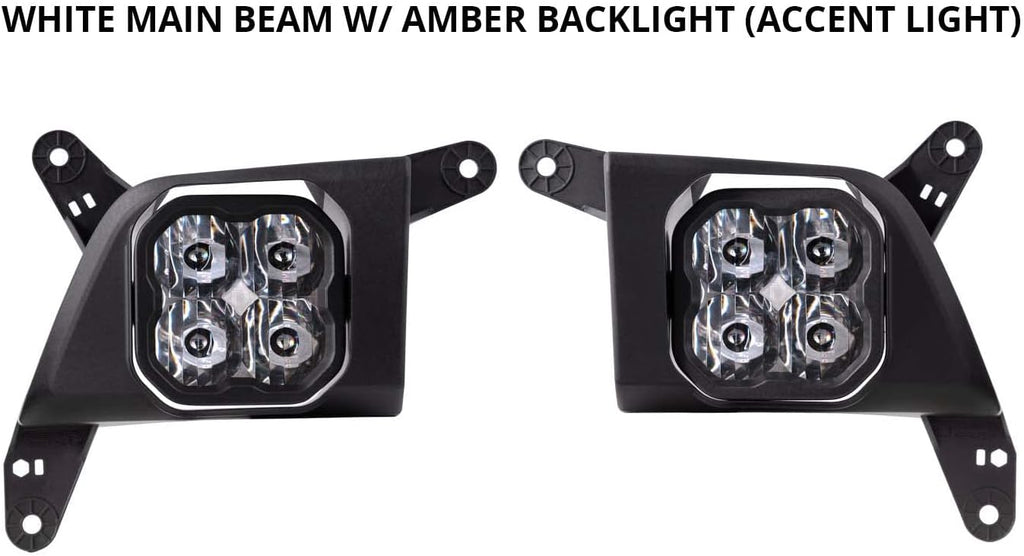SS3 LED Fog Light Kit for Chevrolet Silverado 1500 2019-2021, White SAE/DOT Fog Sport N722055
