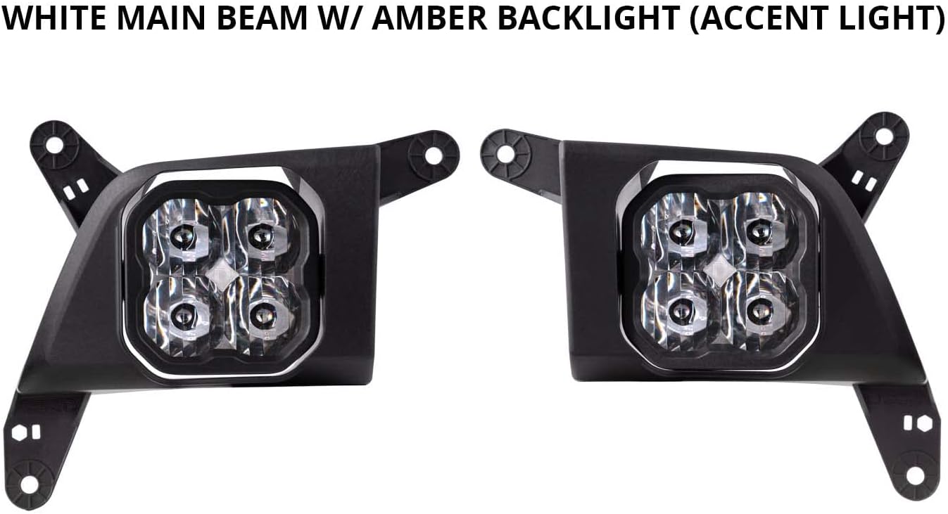 SS3 LED Fog Light Kit for Chevrolet Silverado 1500 2019-2021, White SAE/DOT Fog Sport N722055