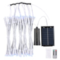 96 LED Cold White Solar String Light for Patio Umbrella D2955